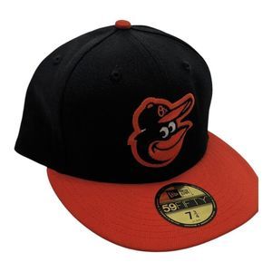 New Era Black and Orange Baseball Cap